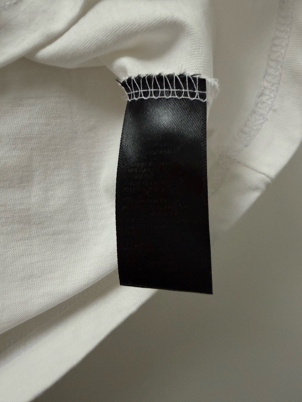 Dior White T‑Shirt with Black Graffiti Logo Sz L - Picture 7 of 8